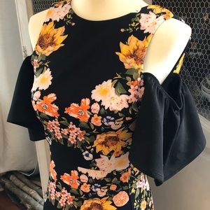 NWT ASOS petites scuba floral dress